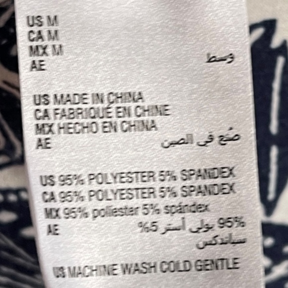 Style & Co floral Cropped Elastic Waist Romper Sz M - Picture 9 of 10